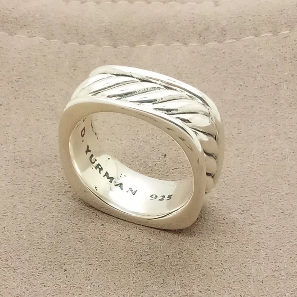 💢SOLD 🛑David Yurman Narrow SS Sculpted Cable - Picture 4 of 8